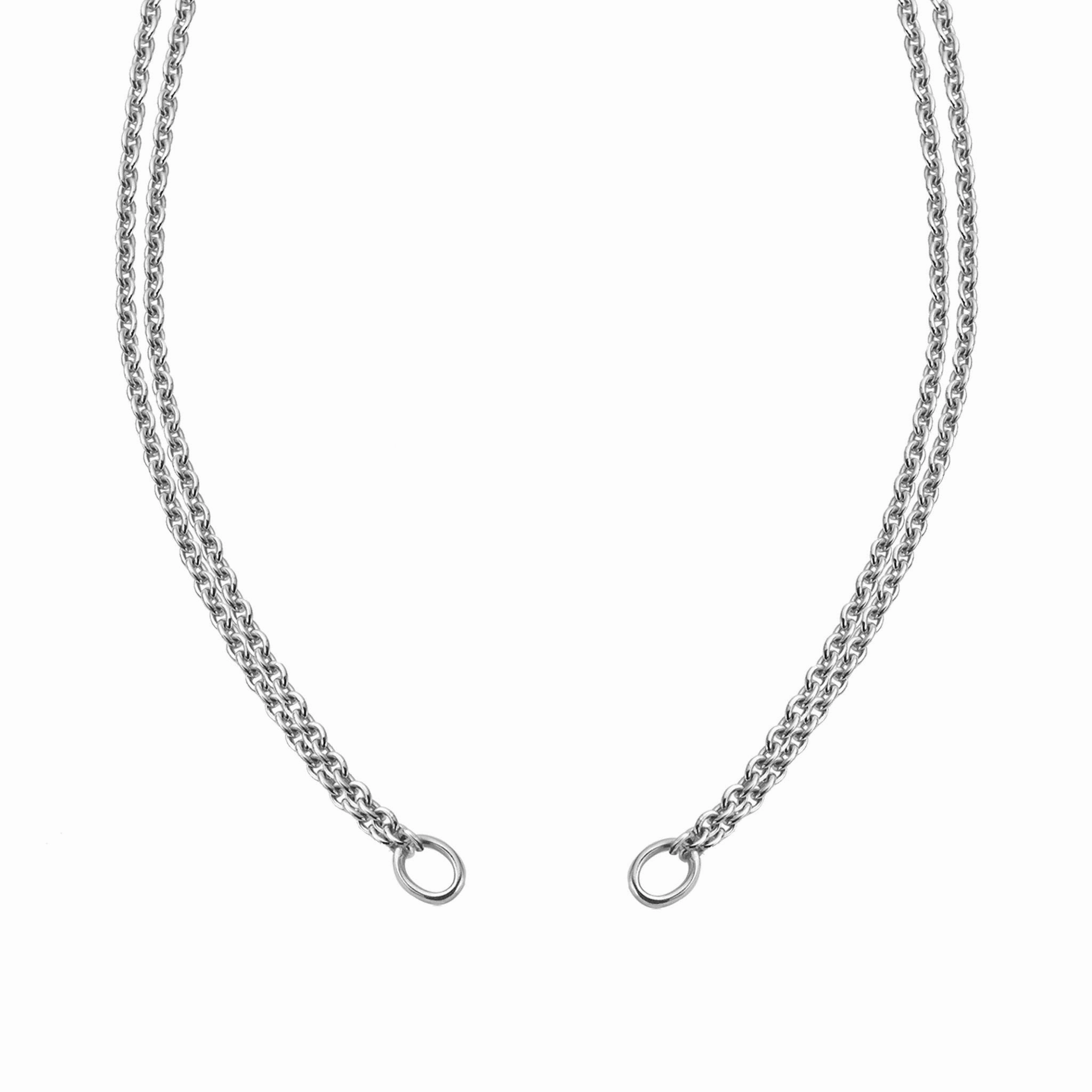Ti Sento Sterling Silver Double Belcher Chain 48cm D