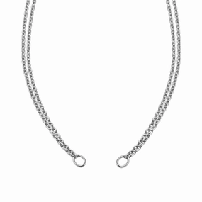 Ti Sento Sterling Silver Double Belcher Chain 48cm D