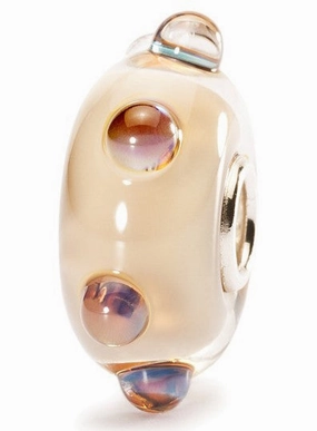 Trollbeads Bead Beige Moonstone Silver