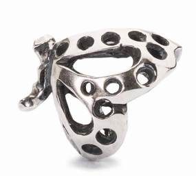 Trollbeads Bead Butterfly Silver