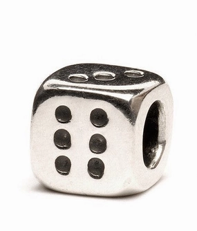 Trollbeads Bead Dice Silver