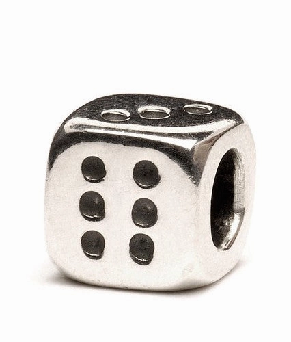 Trollbeads Bead Dice Silver
