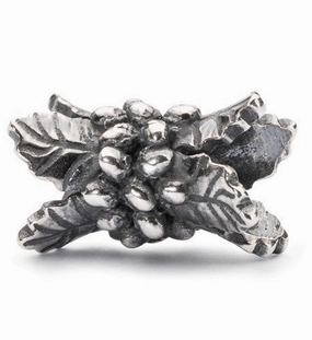 Trollbeads Bead Holly Berry Silver