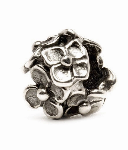 Trollbeads Bead Hydrangea Silver