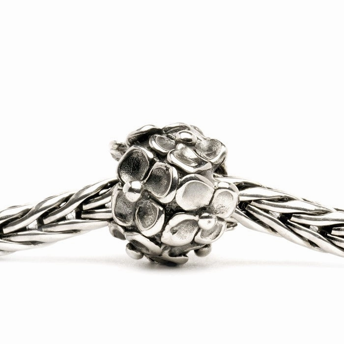 Trollbeads Bead Hydrangea Silver