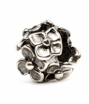 Trollbeads Bead Hydrangea Silver