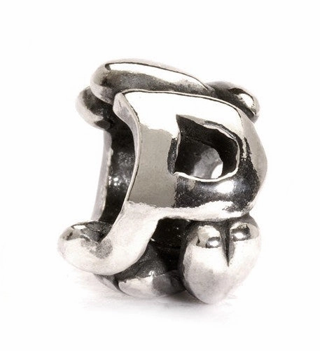 Trollbeads Bead Letter P Silver