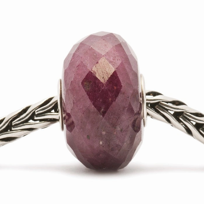 Trollbeads Bead Ruby Silver