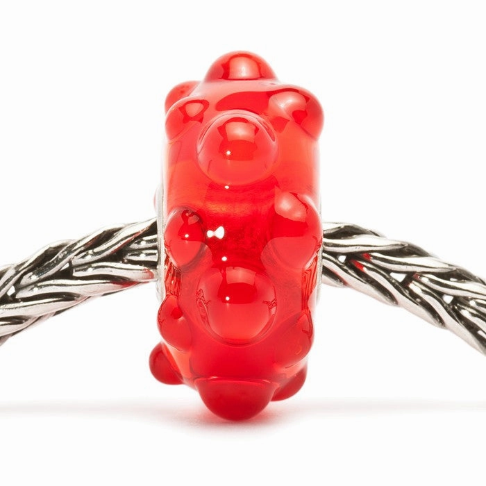 Trollbeads Bead Scarlet Bud Silver