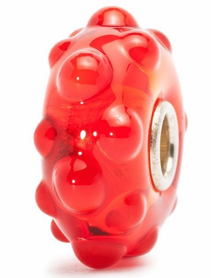 Trollbeads Bead Scarlet Bud Silver
