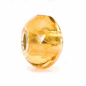 Trollbeads Bead Yellow Prism Glass