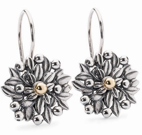 Trollbeads Earring Blueberries of Youth Silver