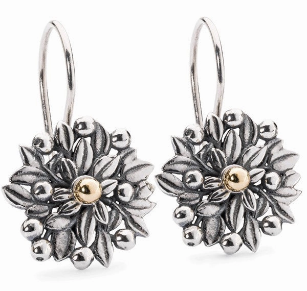 Trollbeads Earring Blueberries of Youth Silver