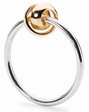 Trollbeads Ring Neverending Silver & Gold
