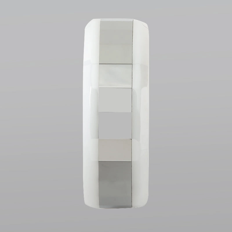 Tungsten Carbide with Diamond Cut White Zirconium Beveled Edge Wedding Ring 8mm