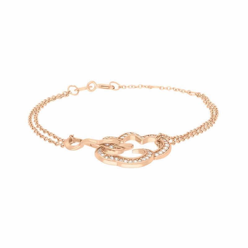 Vixi Jewellery Daydream Rose Gold Pink Cloud Bracelet D
